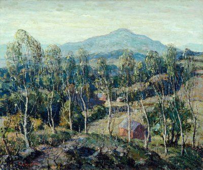 New England Birches by Ernest Lawson